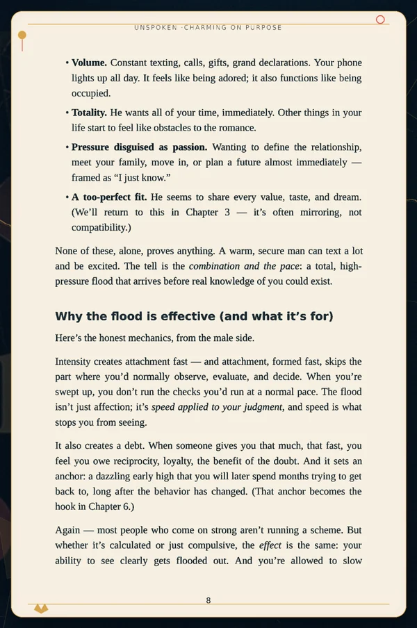 Inside the guide — what the flood looks like