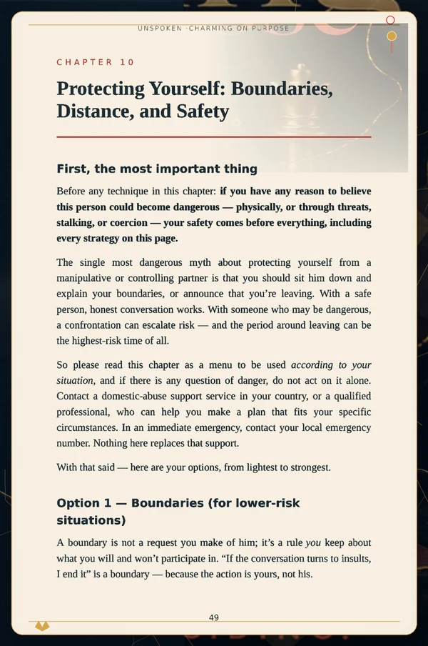 Inside the guide — Protecting Yourself