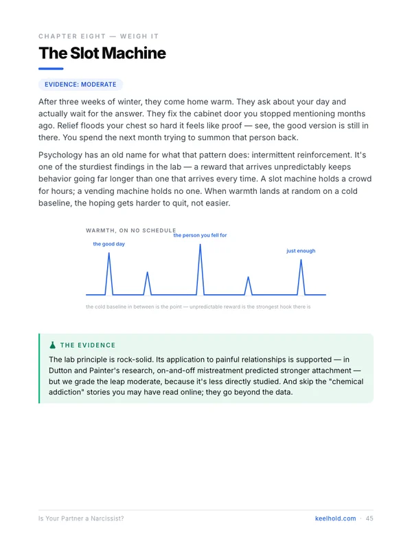 Inside the guide — the slot machine diagram